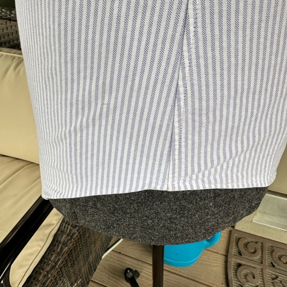 POLO Ralph Lauren Men’s Purple & White University Stripe Slim Fit OCBD - SMALL - Picture 11 of 13